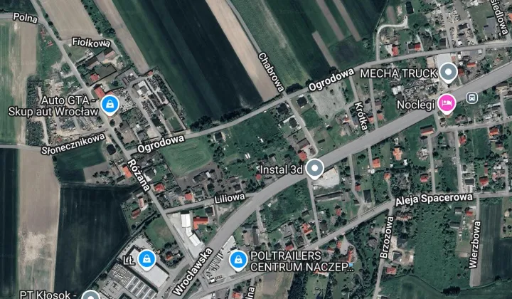 Działka budowlana Byków, ul. Ogrodowa