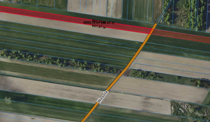 Działka rolna Grodzisko