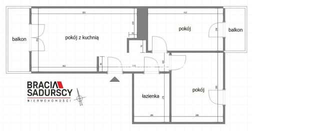 Mieszkanie 3-pokojowe Kraków Opatkowice, ul. Macieja Dębskiego. Zdjęcie 13