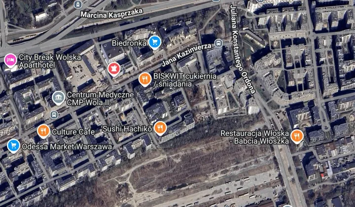 Mieszkanie 2-pokojowe Warszawa Wola, ul. Jana Kazimierza