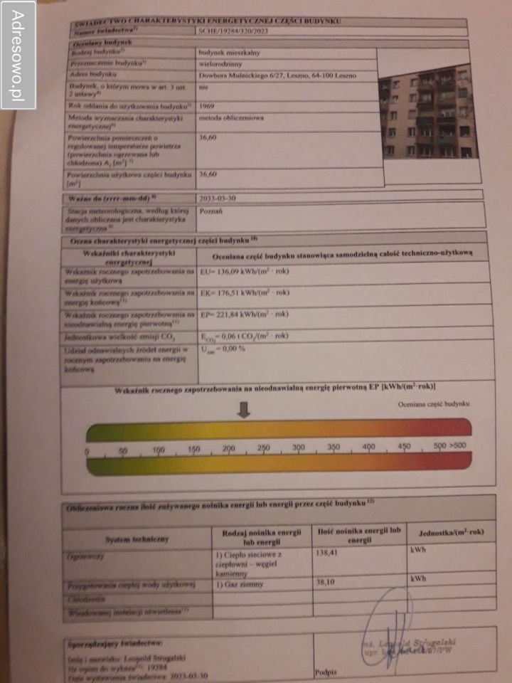 Mieszkanie 2-pokojowe Leszno Centrum. Zdjęcie 6