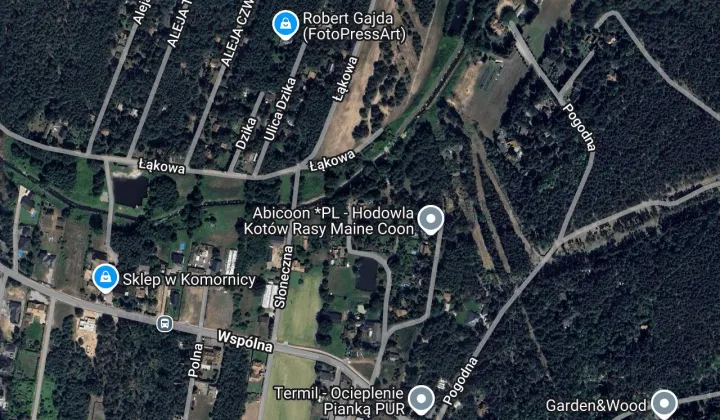Działka rolno-budowlana Komornica, Wspólna