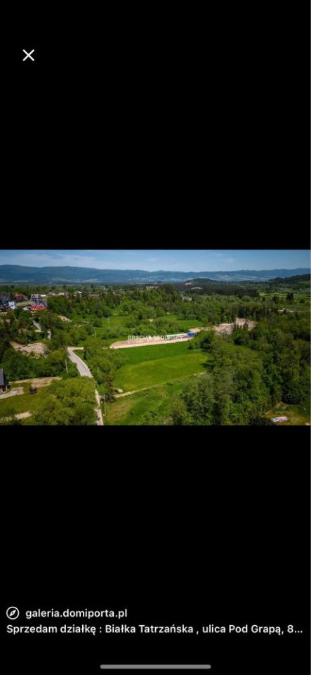 Działka inwestycyjna Białka Tatrzańska. Zdjęcie 3