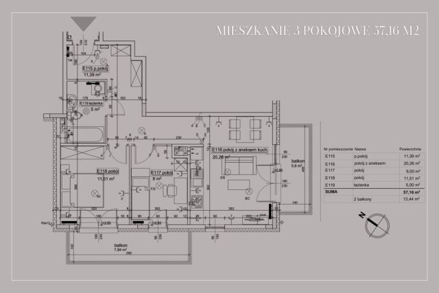 Mieszkanie 3-pokojowe Warszawa Targówek, ul. Teofila Piecyka. Zdjęcie 14