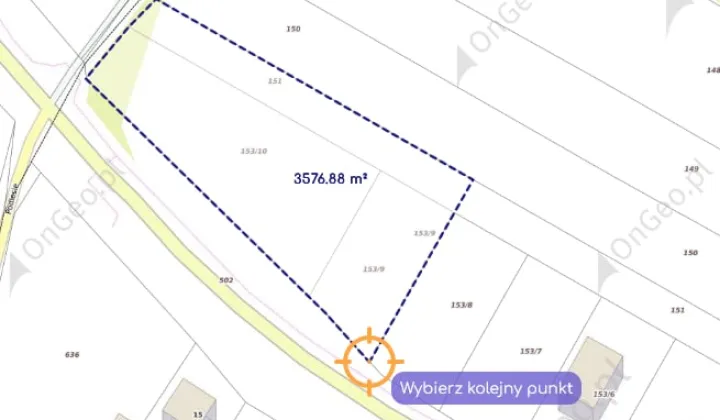Działka rolno-budowlana Ujazd Haliszka