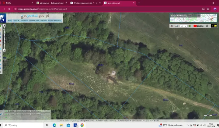 Działka rolno-budowlana Krempna