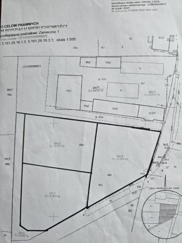 Działka budowlana Domaniowice Zameczno. Zdjęcie 1