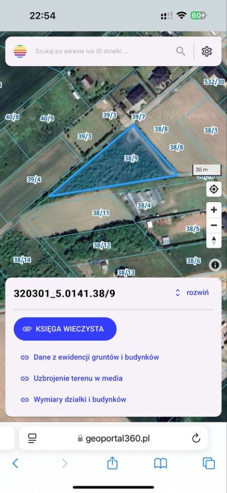 Działka rolna Niwka