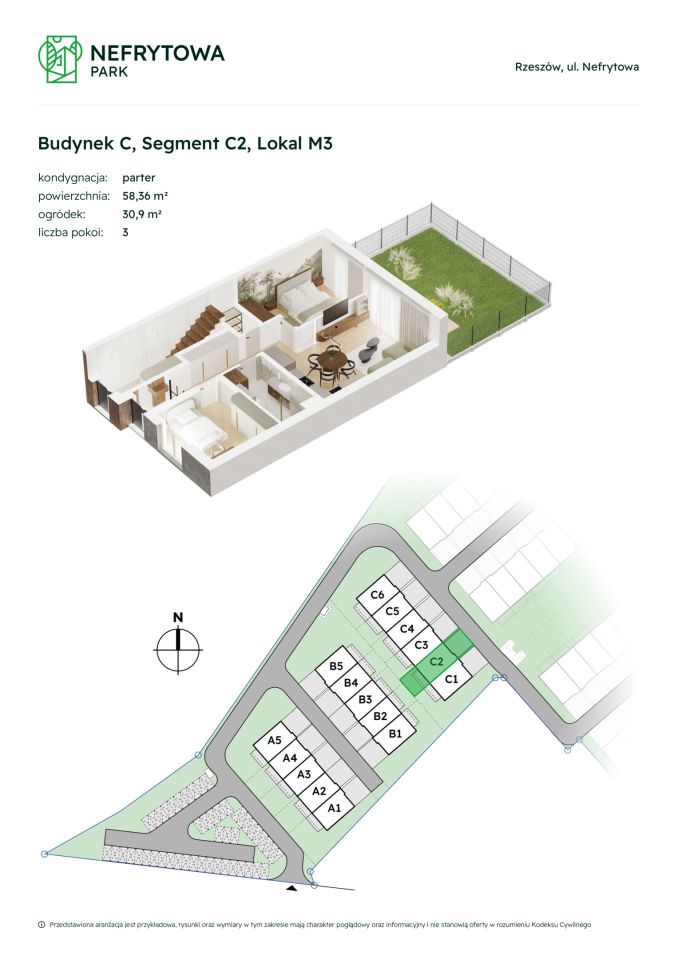 Mieszkanie 3-pokojowe Rzeszów Załęże, ul. Nefrytowa. Zdjęcie 21