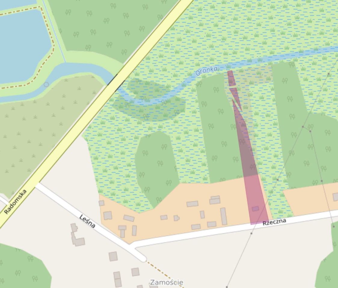 Działka budowlana Orońsko, ul. Rzeczna. Zdjęcie 3