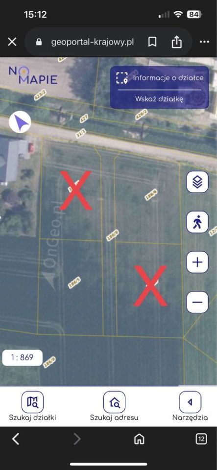 Działka budowlana Karpiny