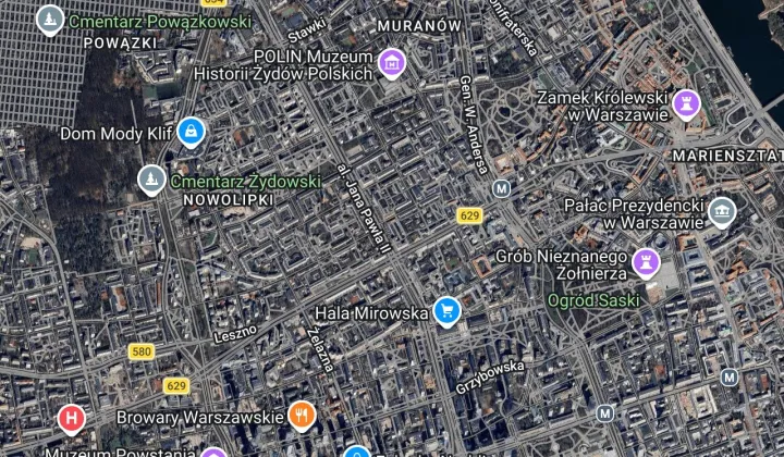 Mieszkanie 1-pokojowe Warszawa Śródmieście, ul. Nowolipie