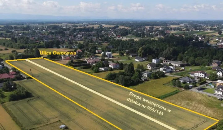 Działka budowlana Ćwiklice, ul. Owocowa
