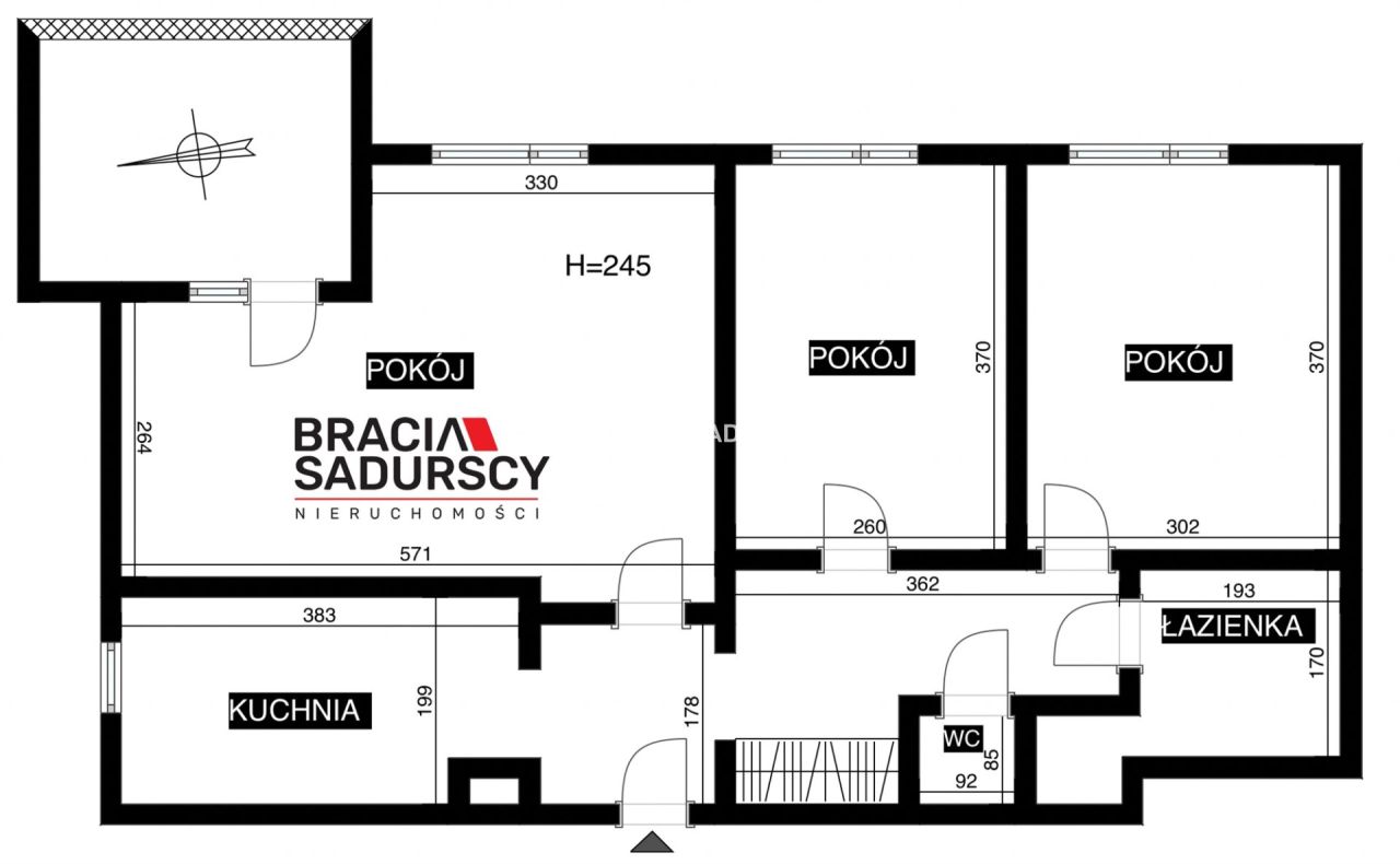 Mieszkanie 3-pokojowe Kraków Nowa Huta, os. Piastów. Zdjęcie 14