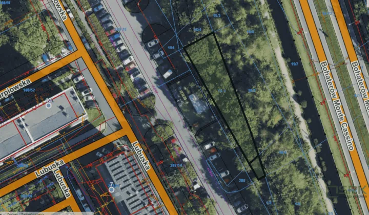 Działka inna Katowice Bogucice, ul. Bohaterów Monte Cassino