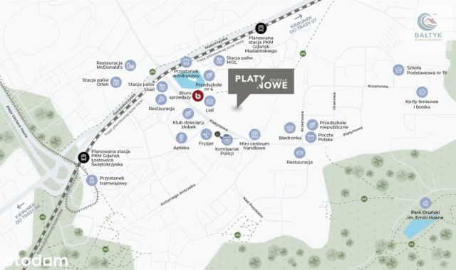 Mieszkanie 1-pokojowe Gdańsk Orunia Górna, ul. Platynowa. Zdjęcie 14