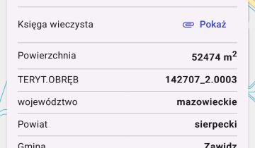 Działka rolna Stare Chabowo