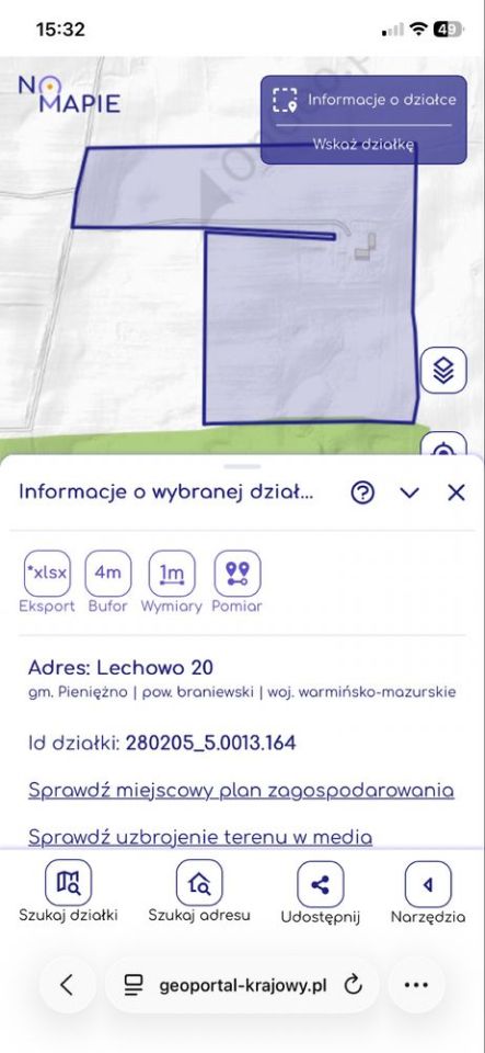 Działka rolna Lechowo. Zdjęcie 4