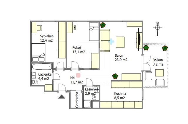 Mieszkanie 3-pokojowe Warszawa Ursus, ul. Ryżowa. Zdjęcie 13