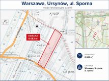 Działka inwestycyjna Warszawa Ursynów, ul. Sporna. Zdjęcie 1