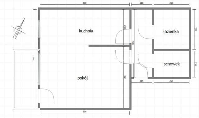 Mieszkanie 1-pokojowe Kraków Prądnik Biały, ul. Białoprądnicka. Zdjęcie 17