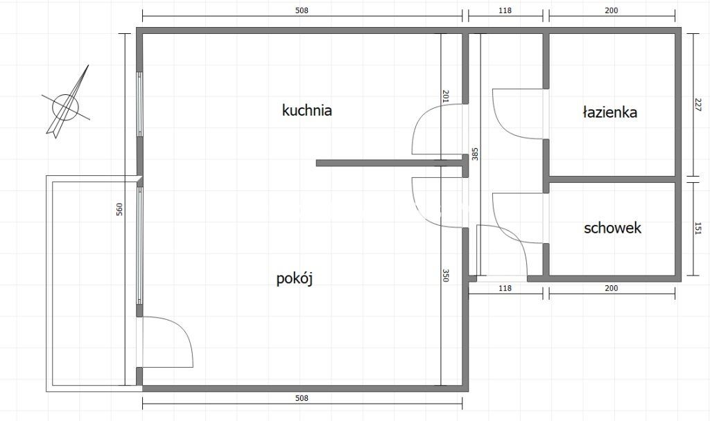 Mieszkanie 1-pokojowe Kraków Prądnik Biały, ul. Białoprądnicka. Zdjęcie 17