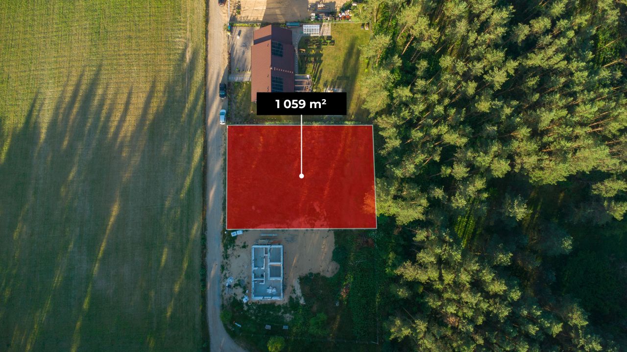 Działka budowlana Kłobuczyno, ul. Leśna. Zdjęcie 3