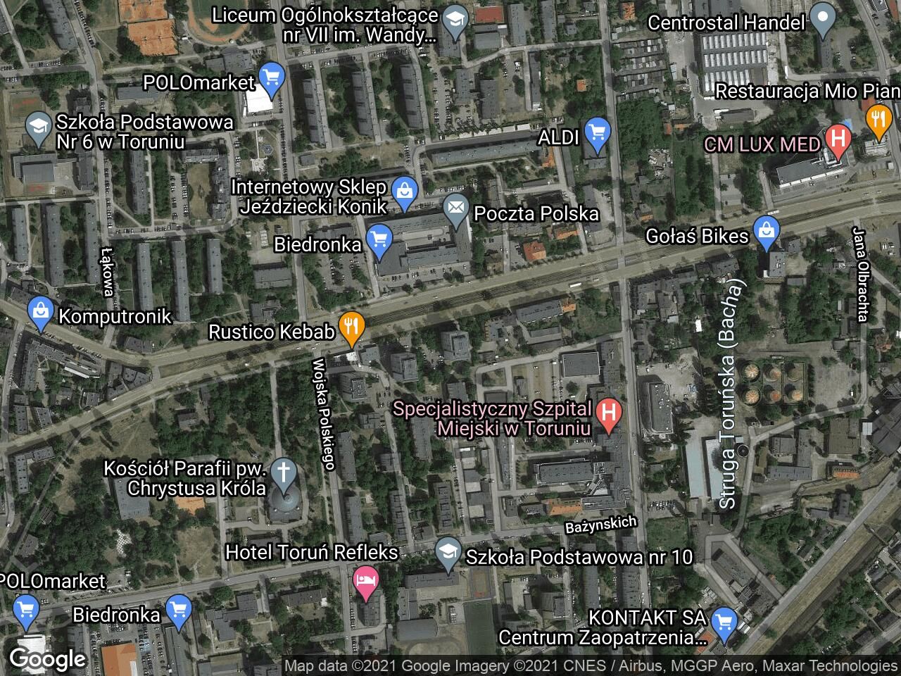 Mieszkanie 2-pokojowe Toruń Mokre, ul. Tadeusza Kościuszki