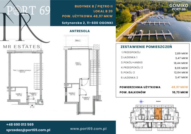 Mieszkanie 2-pokojowe Ogonki, ul. Sztynorcka. Zdjęcie 25