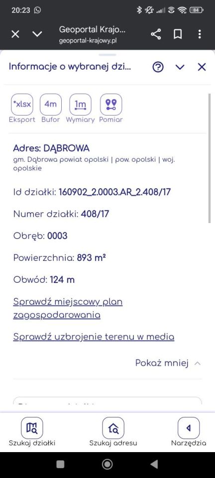 Działka budowlana Dąbrowa. Zdjęcie 2