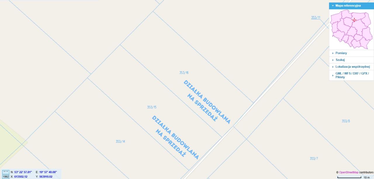 Działka budowlana Rybno. Zdjęcie 4