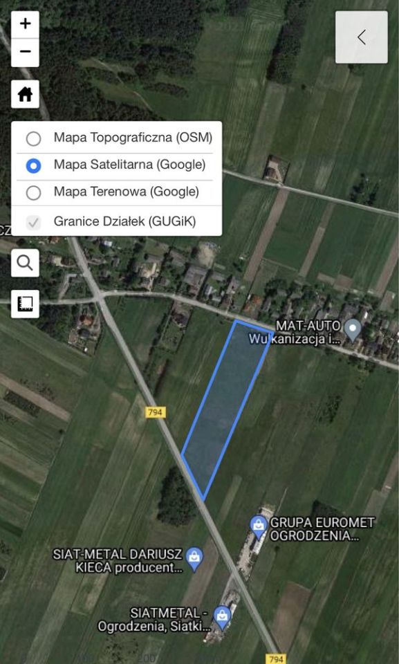 Działka inwestycyjna Podchybie. Zdjęcie 8