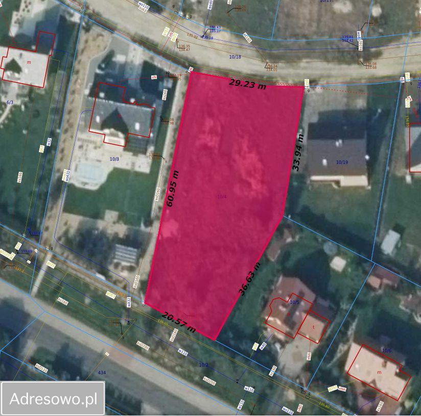 Działka budowlana Grzybiany. Zdjęcie 6