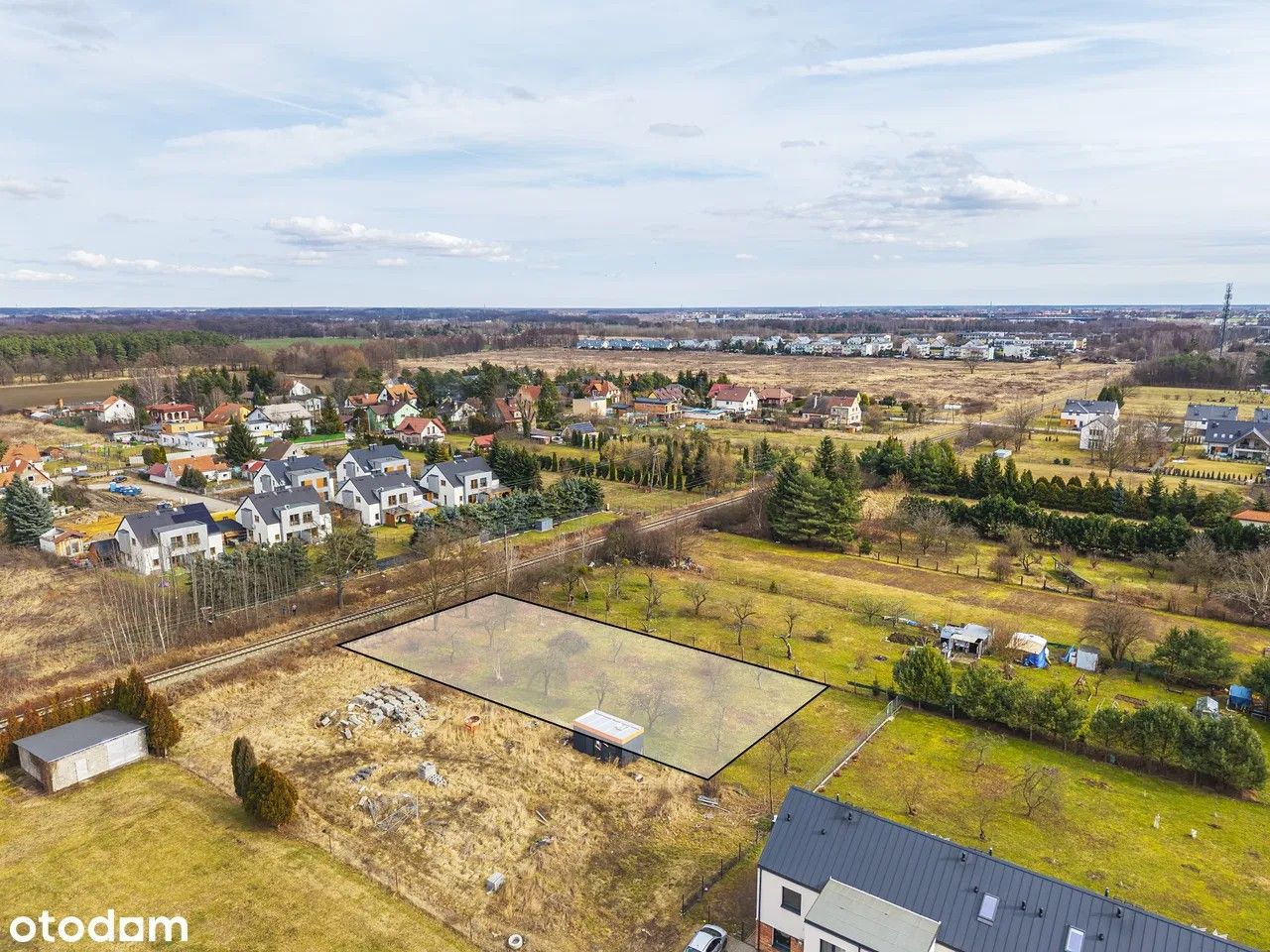 Działka budowlana Wrocław Strachocin, ul. Włościańska. Zdjęcie 2