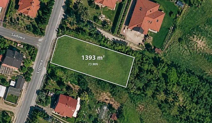 Działka budowlana Żerniki Wrocławskie, ul. Lipowa