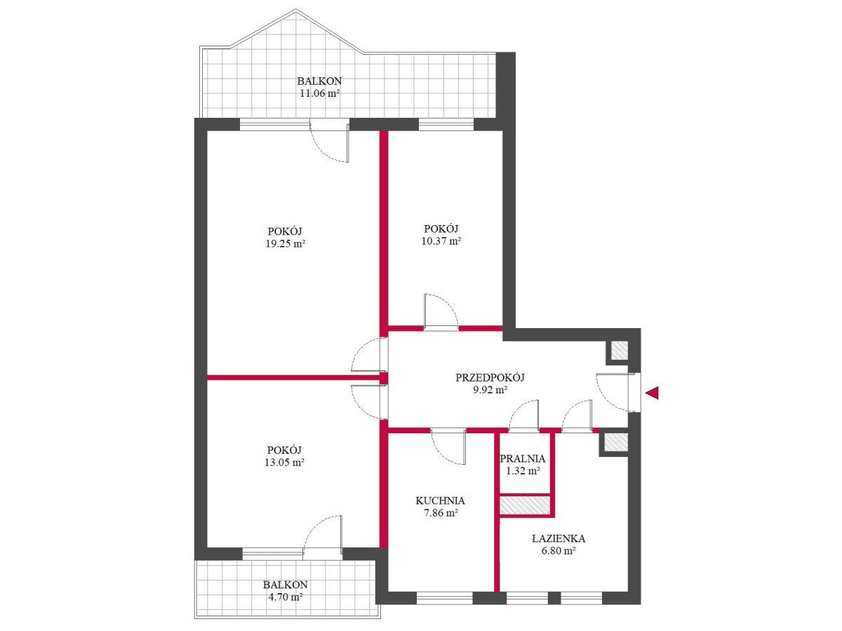 Mieszkanie 3-pokojowe Opole, ul. Jana Stanisława Jankowskiego. Zdjęcie 20