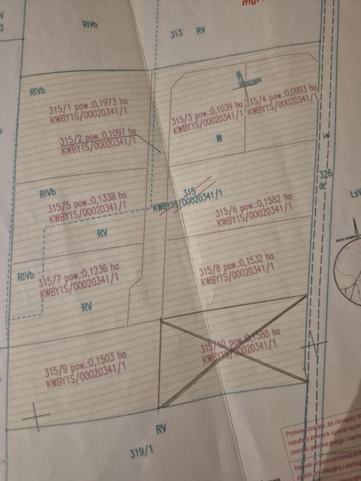 Działka budowlana Branica Za Lasem. Zdjęcie 3
