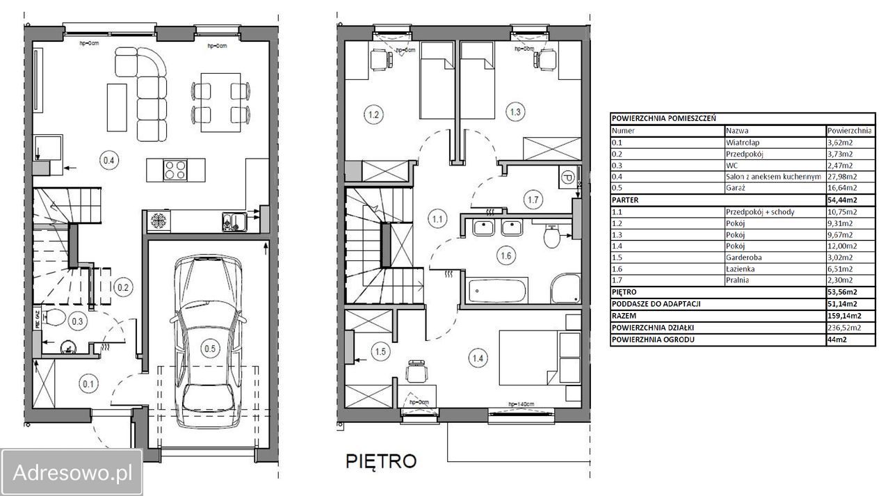 bliźniak, 4 pokoje Gdynia Chwarzno-Wiczlino, ul. Oleńki Billewiczówny. Zdjęcie 17
