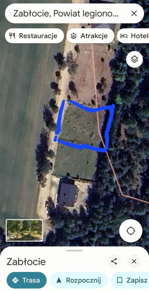 Działka rolno-budowlana Zabłocie