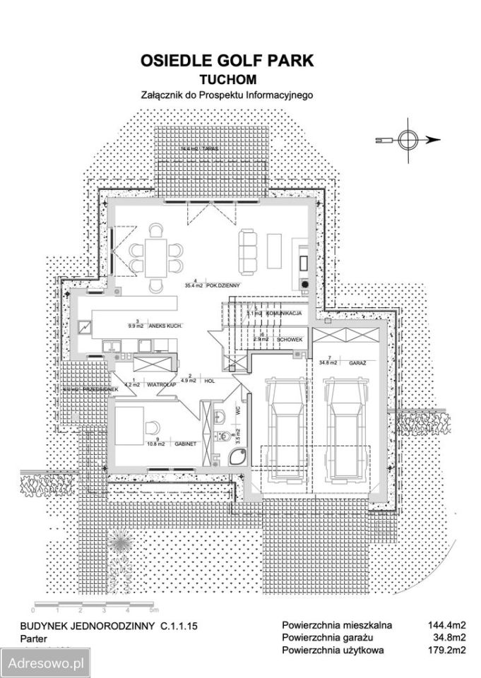dom wolnostojący, 5 pokoi Tuchom, ul. Zaciszna. Zdjęcie 20