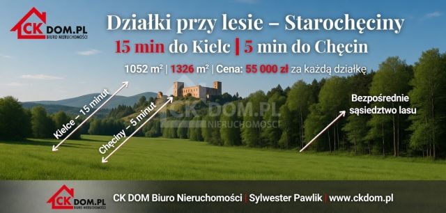 Działka Starochęciny. Zdjęcie 1