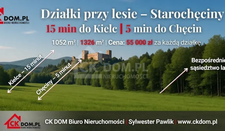 Działka Starochęciny