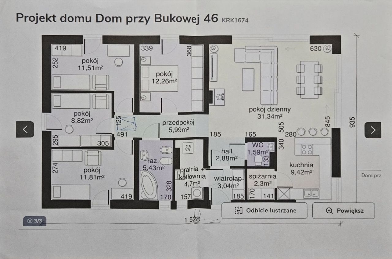 dom wolnostojący Zwierzchów. Zdjęcie 4