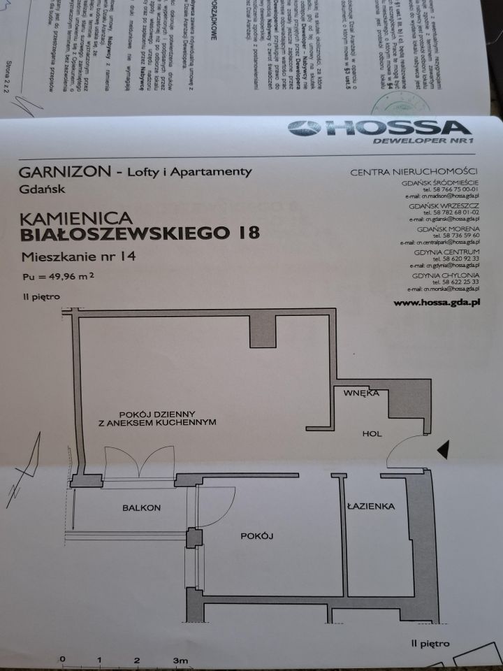 Mieszkanie 2-pokojowe Gdańsk Wrzeszcz, ul. Mirona Białoszewskiego. Zdjęcie 5