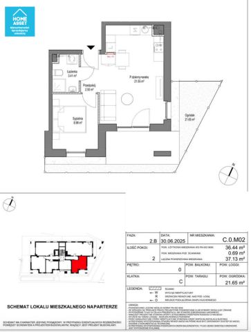 Mieszkanie 2-pokojowe Gdańsk Zaspa, ul. Leszczyńskich. Zdjęcie 11