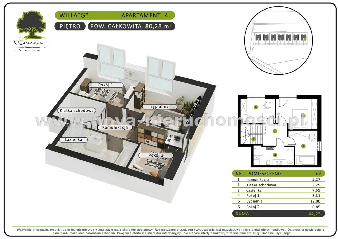 Mieszkanie 4-pokojowe Rybnik Zamysłów. Zdjęcie 4