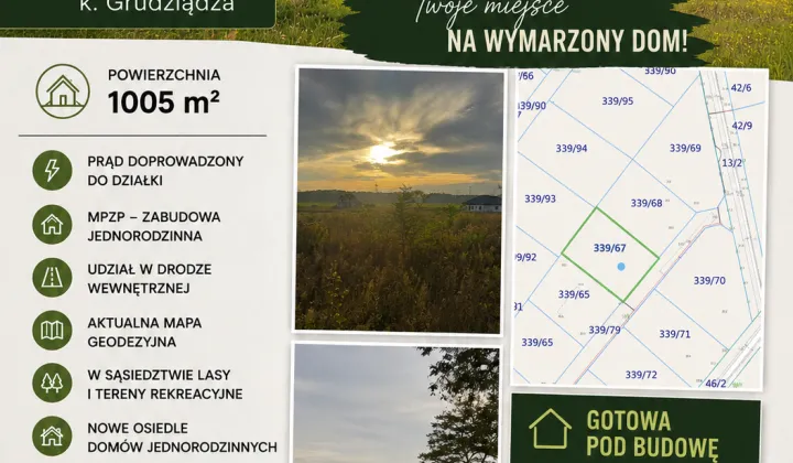 Działka budowlana Węgrowo, Węgrowo