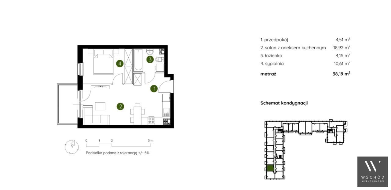 Mieszkanie 2-pokojowe Kraków Prądnik Biały. Zdjęcie 2