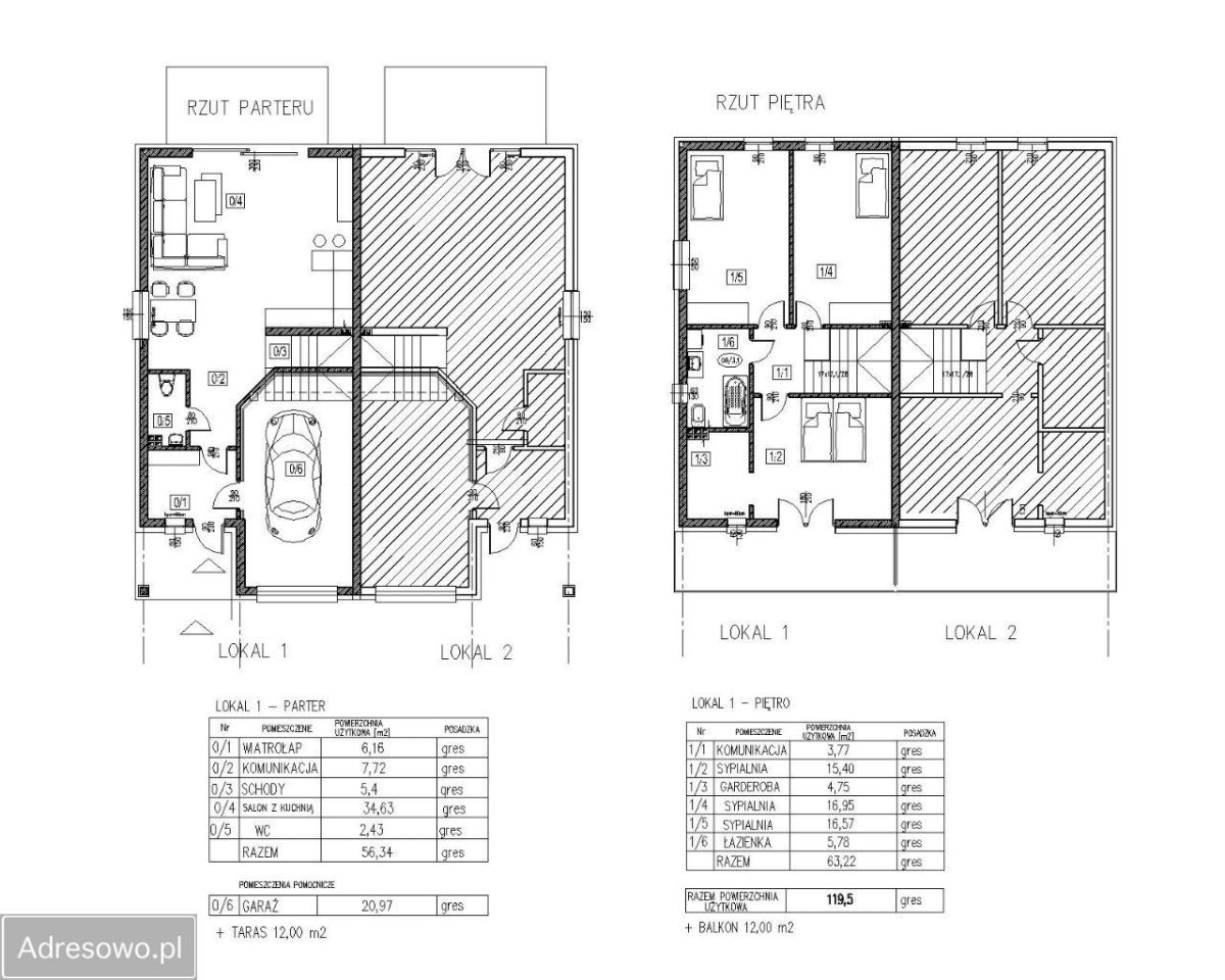 bliźniak, 4 pokoje Gorzyca. Zdjęcie 12