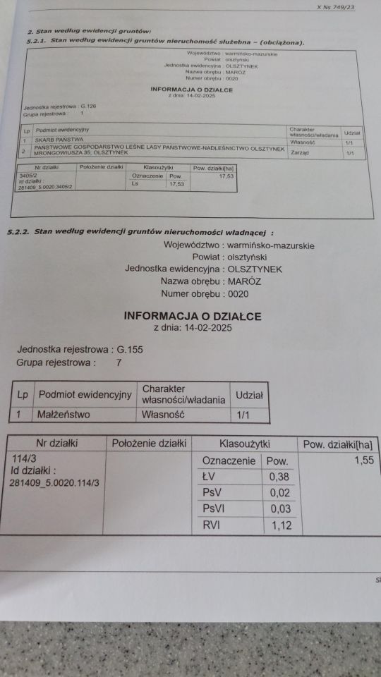 Działka budowlana Maróz. Zdjęcie 1